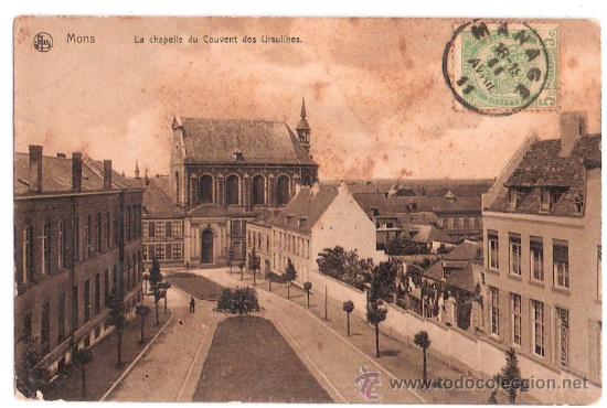 Postkarten: TARJETA POSTAL. BELGICA. MONS. LA CHAPELLE DU COUVENT DES URSULINES. SERIE MONS. N&ordm; 43. ERN. THILL.