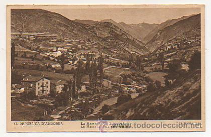 Postais: ANDORRA. REP&Uacute;BLICA D'ANDORRA. LA MASSANA. VISTA PANOR&Agrave;MICA. (LA MARAVILLA. GUILERA).