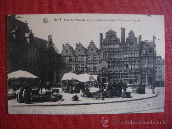 Postales: GAND. PLACE STE PHARAILDE. - Foto 1