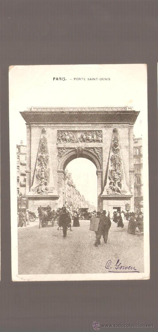 Postales: Porte  Saint-Denis, Paris. 1903 - Foto 1