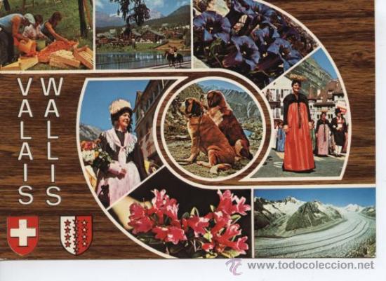 Postales: WALLIS (SUIZA) - Foto 1