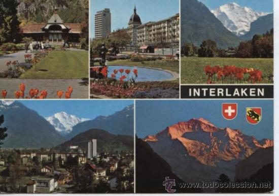 Postales: INTERLAKEN (SUIZA) - Foto 1