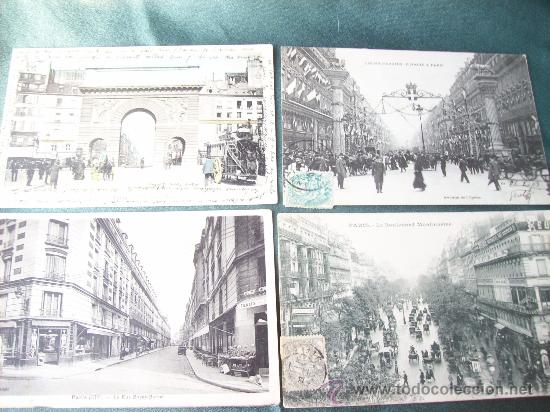 Postales: 4 postales de Paris 1903 - Foto 1