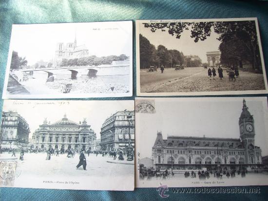 Postales: 4 postales de Paris 1903 - Foto 3