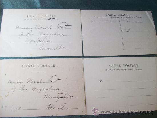 Postales: 4 postales de Paris 1903 - Foto 2