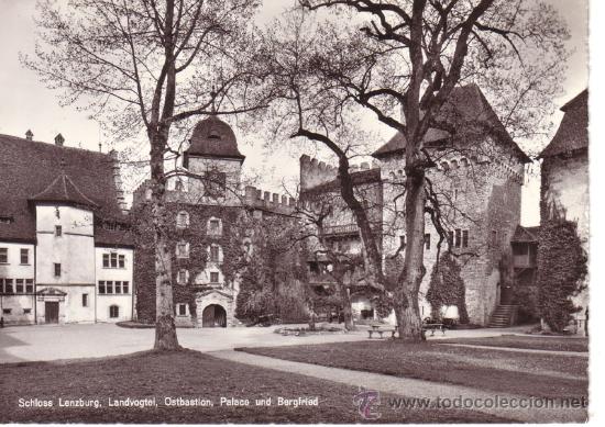 Postcards: N&ordm; 4579 POSTAL ALEMANIA SCHLOSS LENZBURG LANDVOGTEI OSTBASTION PALACE UND BERGFRIED