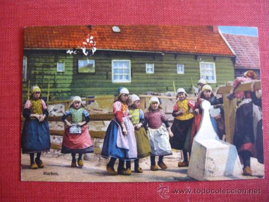 Postales: PRECIOSA POSTAL. MARKEN. NI&Ntilde;AS - Foto 1
