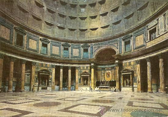 Postales: ROMA - INTERNO DEL PANTHEON (1971) - Foto 1