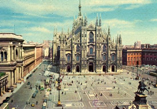 Postales: MILANO PIAZZA DEL DUOMO NUEVA - Foto 1