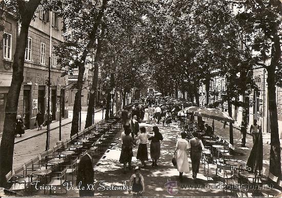 Postales: TRIESTE - VIALE XX SETTEMBRE - Foto 1