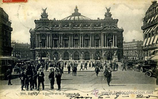 Postales: Par&iacute;s. La &oacute;pera y la Plaza - Foto 1