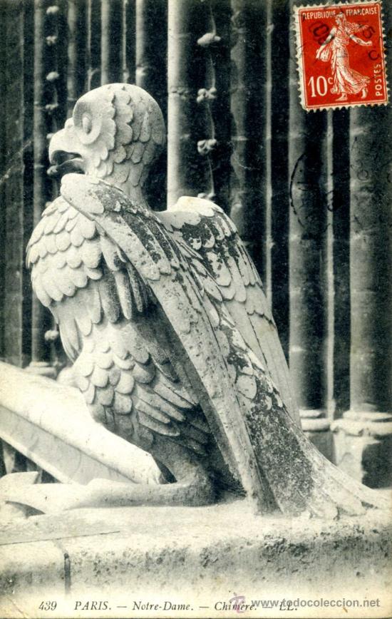 Postales: Par&iacute;s. Notre Dame. Quimera - Foto 1