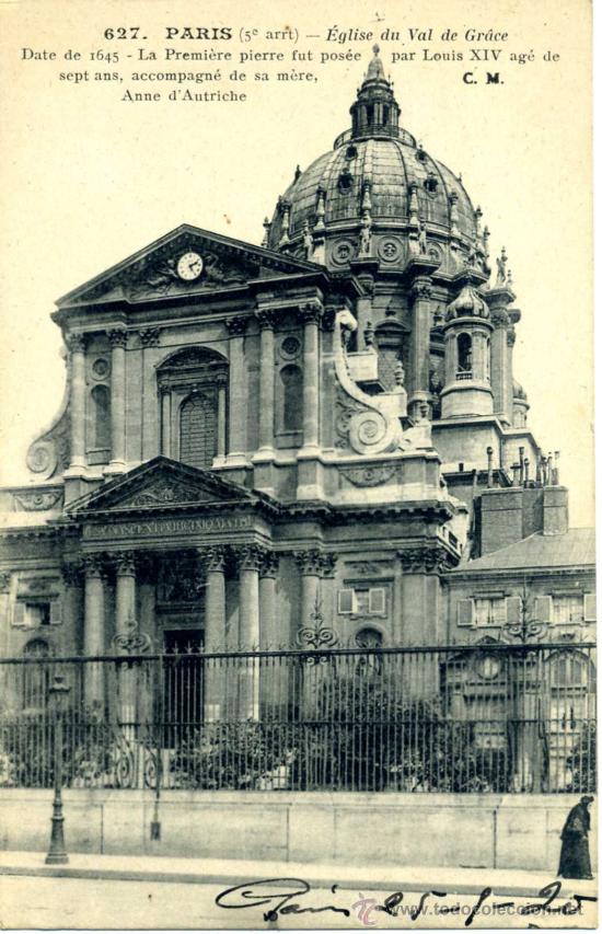 Postales: Par&iacute;s. Iglesia de Val de Fr&acirc;ce - Foto 1