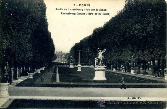 Postales: Paris. Jard&iacute;n de Luxemburgo - Foto 1