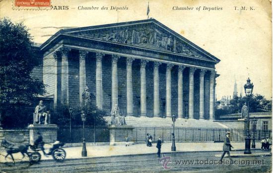 Postales: Paris. Chambre des D&eacute;put&eacute;s - Foto 1