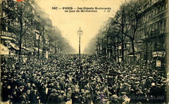 Postales: Paris. Les grands Boulevards - Foto 1