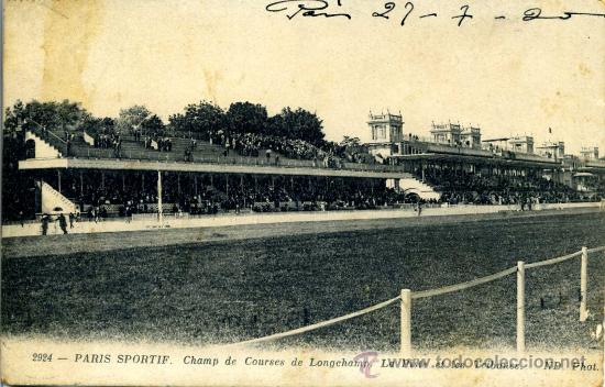 Postales: Paris. Champ de courses de Longchamp - Foto 1