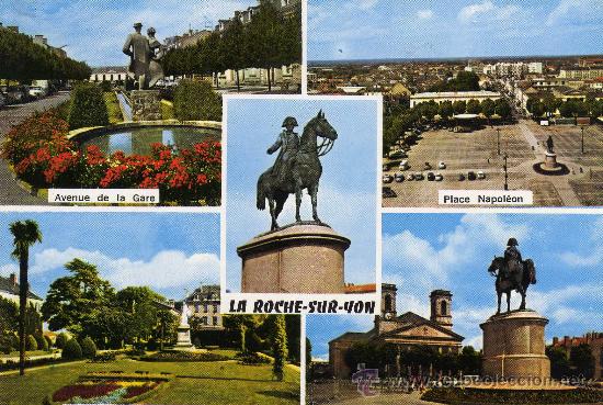 Postales: LA ROCHE SUR YON (VEND&Eacute;E) ESCRITA SIN CIRCULAR - Foto 1