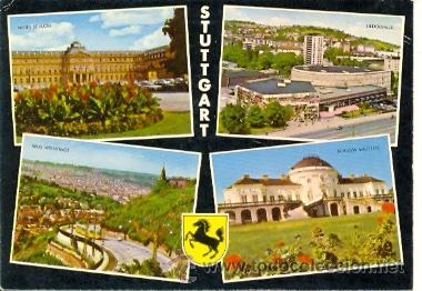 Postales: 7-ale21. Postal Stuttgart - Foto 1