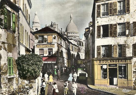 Postales: PARIS RUE-CALLE NORVINS EDICIONES CIM