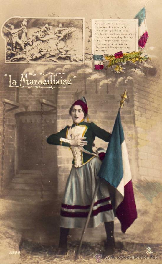 Postais: postal, patriotica no circulada
