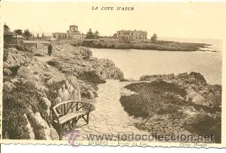 Postales: 7-fra159. Postal Antibes. Pointe du Cap. - Foto 1