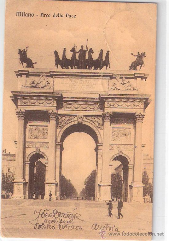 Postkarten: TARJETA POSTAL DE ITALIA. MILANO. ARCO DELLA PACE.