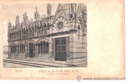 Postkarten: TARJETA POSTAL DE ITALIA. PISA. CHIESA DI S. MARIA DELLA SPINA. ALTEROCCA TERNI.