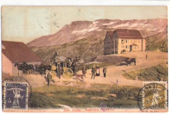 Postkarten: TARJETA POSTAL DE SUIZA. FURKA - PASSHOHA (2436 M). N&ordm; 3379. EDC. PHOTOGLOB CO.