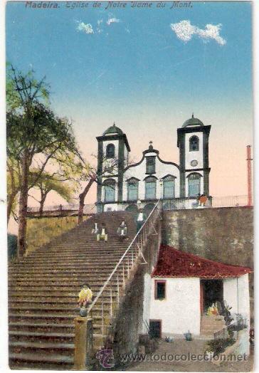 Postkarten: TARJETA POSTAL DE MADEIRA. PORTUGAL. IGLESIA DE NUESTRA SE&Ntilde;ORA DEL MONTE. B. P.