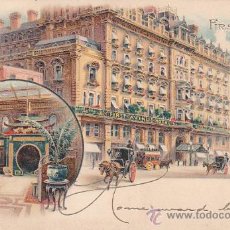 Postales: FIRST AVENUE HOTEL DE LONDRES. ANTIGUA POSTAL ¿1897? DE LONDRES A SAN LUIS (USA). BONITA Y RARA ASI.