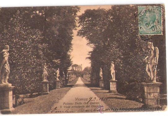 Postkarten: TARJETA POSTAL DE ITALIA. VICENZA. PALACIO DE ORE QUIRINI. ED. ANTONIO RODONDI.