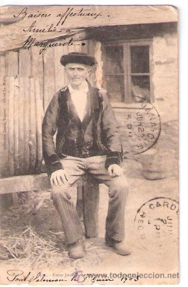 Postkarten: TARJETA POSTAL DE FRANCIA. UN NOTABLE. COLLECTION DAVID. CLICHE LE MARIE.