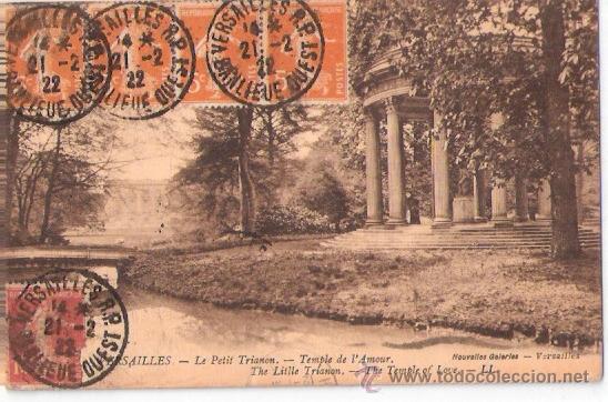 Postkarten: TARJETA POSTAL DE FRANCIA. VERSAILLES. LE PETIT TRIANON. TEMPLE DE L&acute;AMOUR. LL.