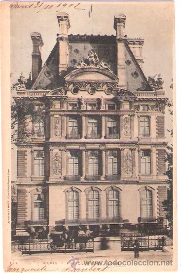 Postkarten: TARJETA POSTAL DE FRANCIA. PARIS. PAVILLON DE FLORE. N&ordm; 137. HELIOT.  LE DELEY.