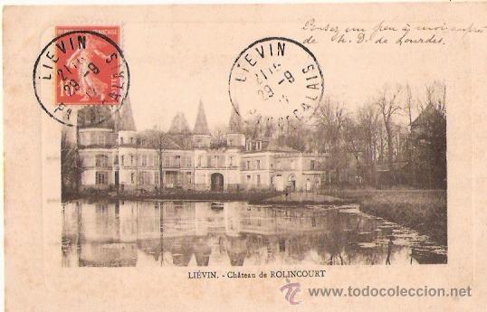 Postcards: TARJETA POSTAL DE FRANCIA. LIEVIN. CHATEAU DE ROLINCOURT. LIBRERIE. J. DELEPNIE.