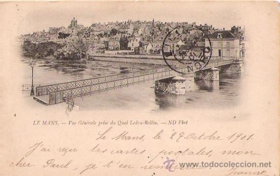 Postcards: TARJETA POSTAL DE FRANCIA. LE MANS. VUE GENERALE. ND. PHOT. N&ordm; 4.