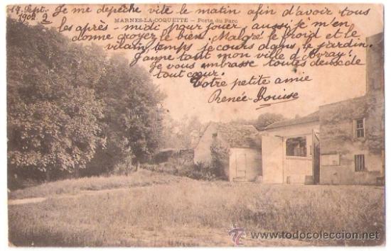 Postcards: TARJETA POSTAL DE FRANCIA. MARNES LA COQUETTE. PORTE DU PARC.