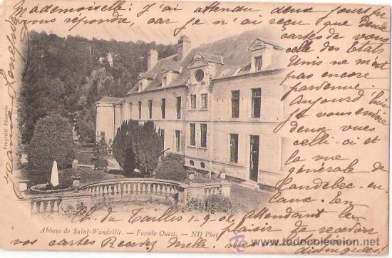 Postcards: TARJETA POSTAL DE FRANCIA. ABBAYE DE SAINT-WANDRILLE. FACADE OUEST. N&ordm; 4. ND. PHOT.