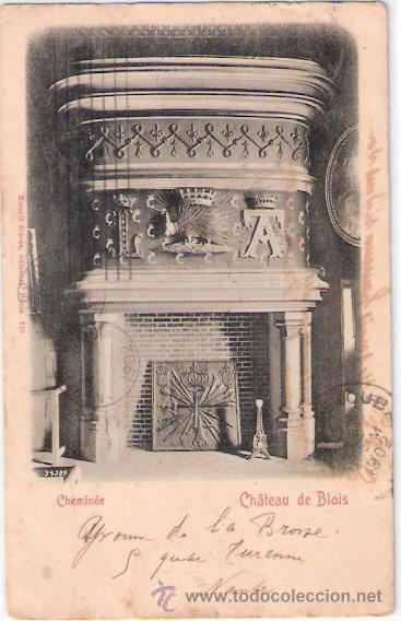 Postcards: TARJETA POSTAL DE FRANCIA. CHEMINEE. CHATEAU DE BOIS. N&ordm; 715. KUNZLI FRERES.