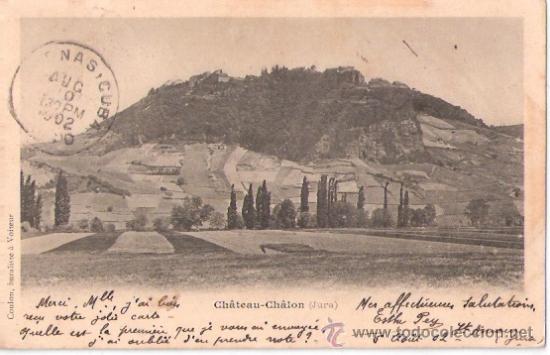 Postkarten: TARJETA POSTAL DE FRANCIA. CHATEAU CHALON. JURA. COULON, BURALISTE A VOITEUR.