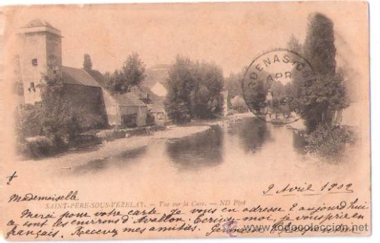 Postkarten: TARJETA POSTAL DE FRANCIA. SAINT PERE SOUS VEZELAY. VUE SUR LA CURE. ND. PHOT.