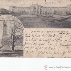 Postales: 1905: RECUERDO MAX II KASERNE. POSTAL CIRCULADA DE MUNICH A GLONN (ALEMANIA). MATASELLOS DE LLEGADA