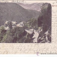 Postales: SALUDOS DESDE MAUTH HÄUSL EN 1899. BONITA Y RARA POSTAL CIRCULADA BAD REICHENHALL (ALEMANIA)-MUNICH.