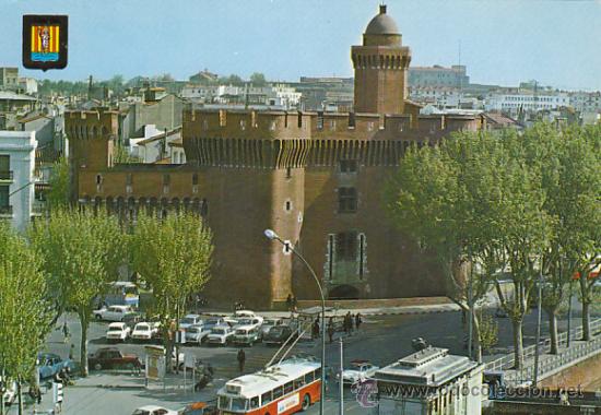 Postales: Perpignan (Roussillon), el castillo - Foto 1