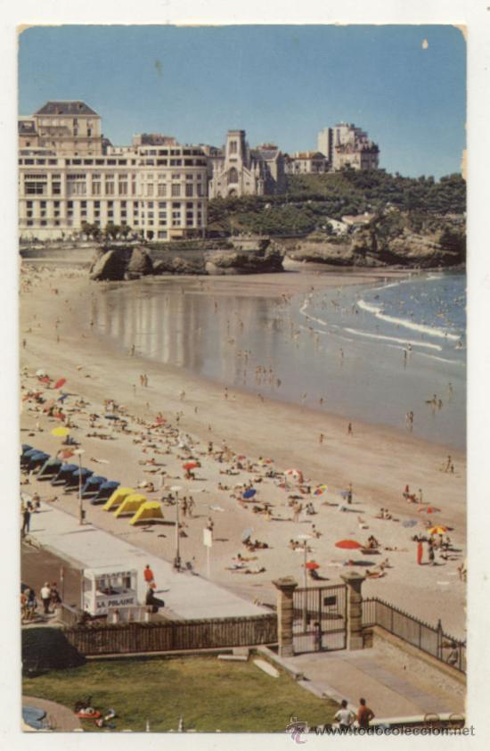 Postales: POSTAL A&Ntilde;OS 60 // BIARRITZ - Foto 1