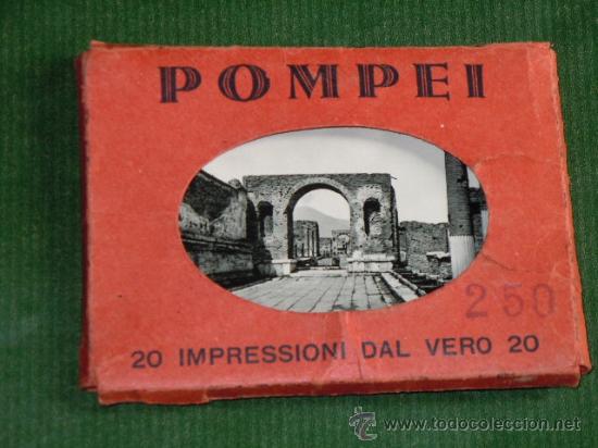 Postales: ANTIGUO JUEGO DE 20 POSTALES DE POMPEYA