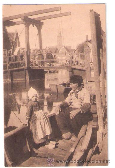 Postkarten: TARJETA POSTAL. HOLANDA. VOLENDAM. OPHAALBURG TE VOLENDAM. N&ordm; 100. EDT. F. B. DEN BOER.