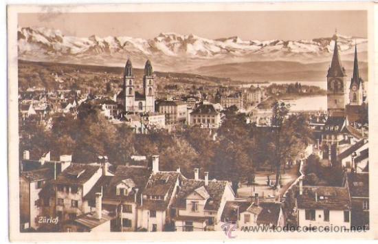 Postkarten: TARJETA POSTAL. SUIZA. ZURICH.VISTA PANORAMICA. N&ordm; 7578. VERLAG MAX KUNZLI.