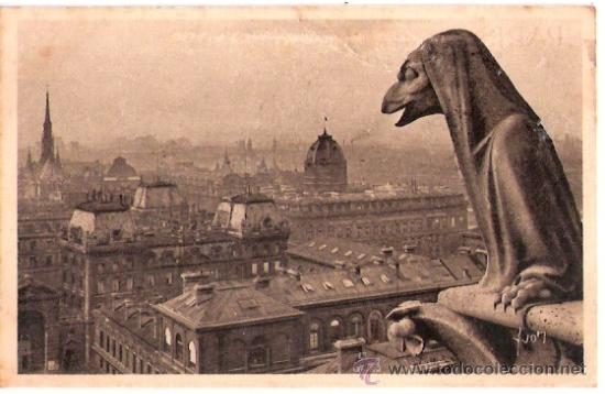 Postkarten: TARJETA POSTAL. FRANCIA. PARIS. NOTRE DAME DE PARIS, LA FACHADA OCCIDENTAL, LA MONJA . N&ordm;133. YVON.